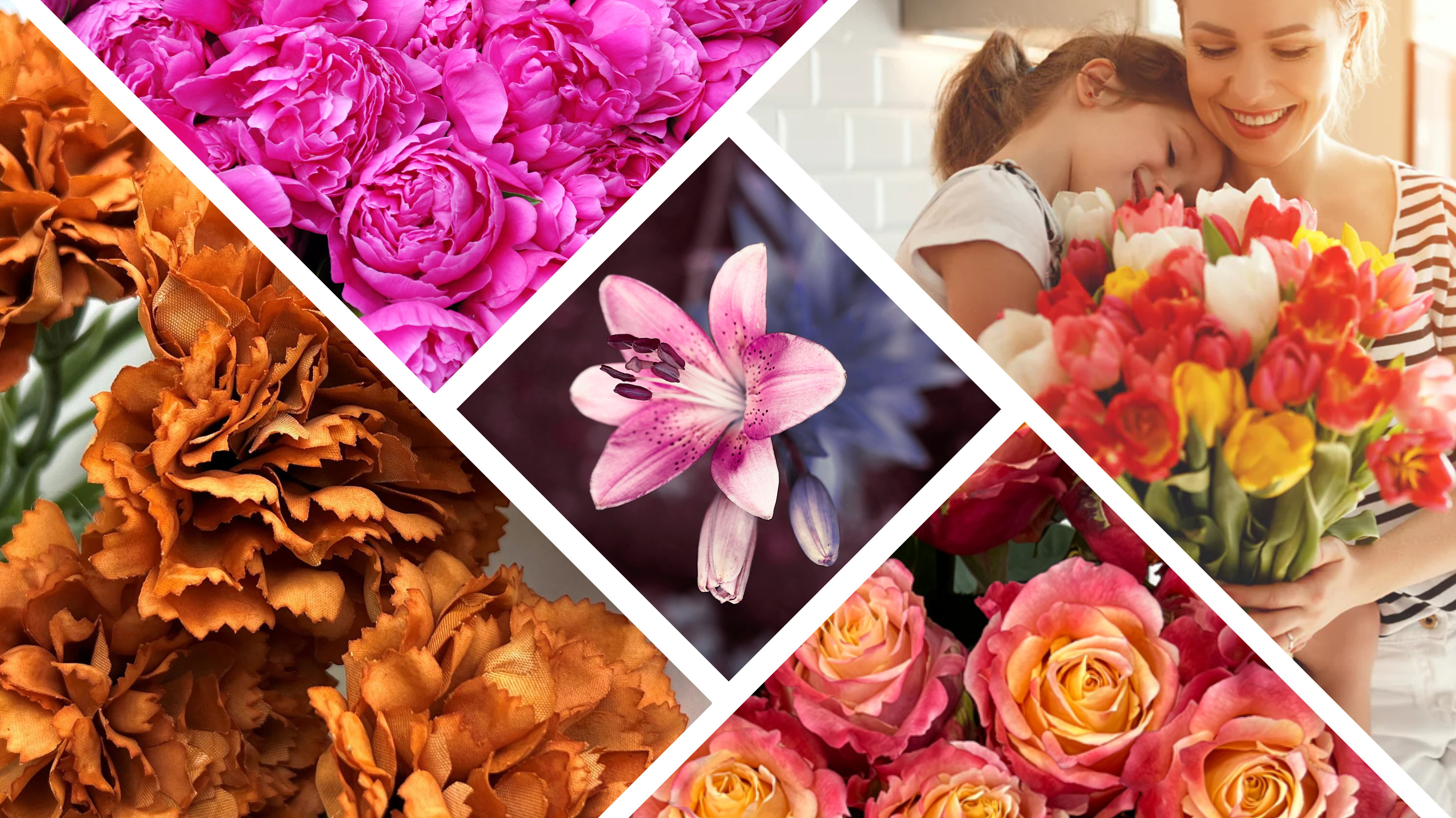 top five flowers for mothers day