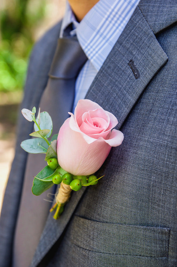 anthurium boutonniere Charles Boutonniere