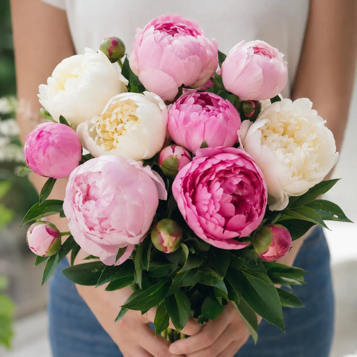 Mix Colors Peonies