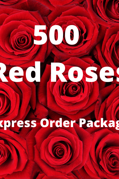 500 Red Roses Value Package