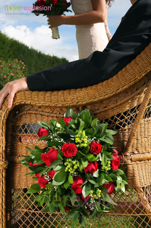 Chair Floral Arrangement