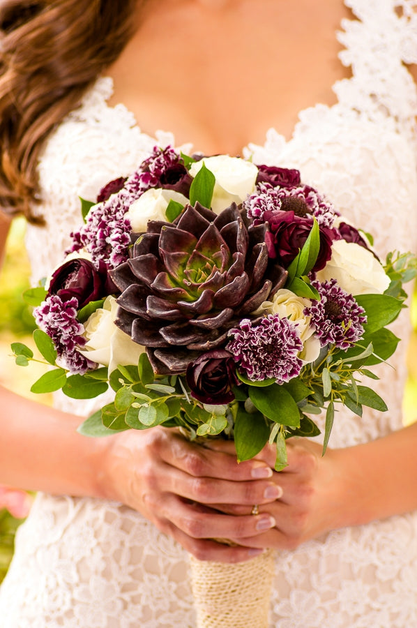 succulent bridal bouquet Eleanora Bridal Bouquet