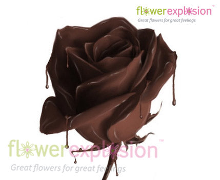 Edible Rose in Fondue