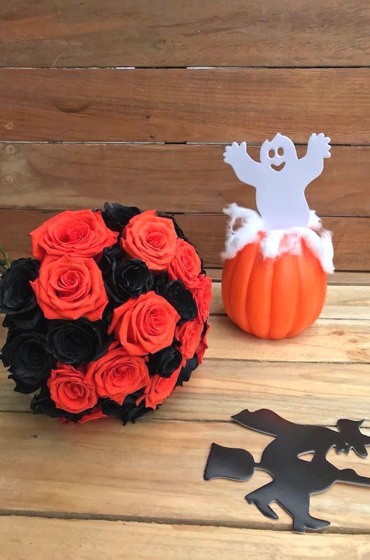 DIY halloween flowers