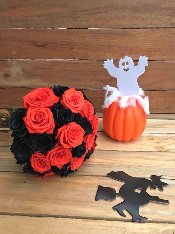 DIY halloween flowers
