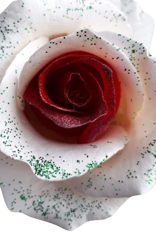 holiday frosting roses