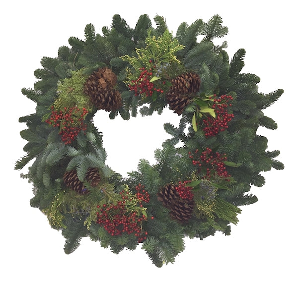 home for christmas wreath