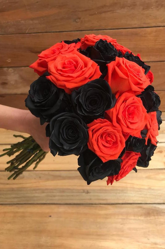 large halloween flowers