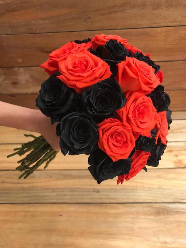 large halloween flowers
