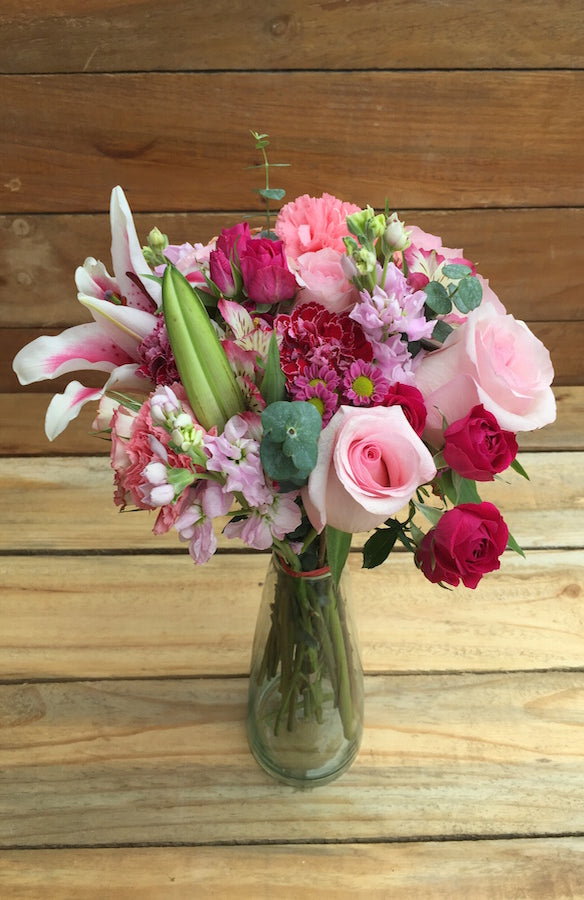 Lilies and Pink Flowers Bouquet