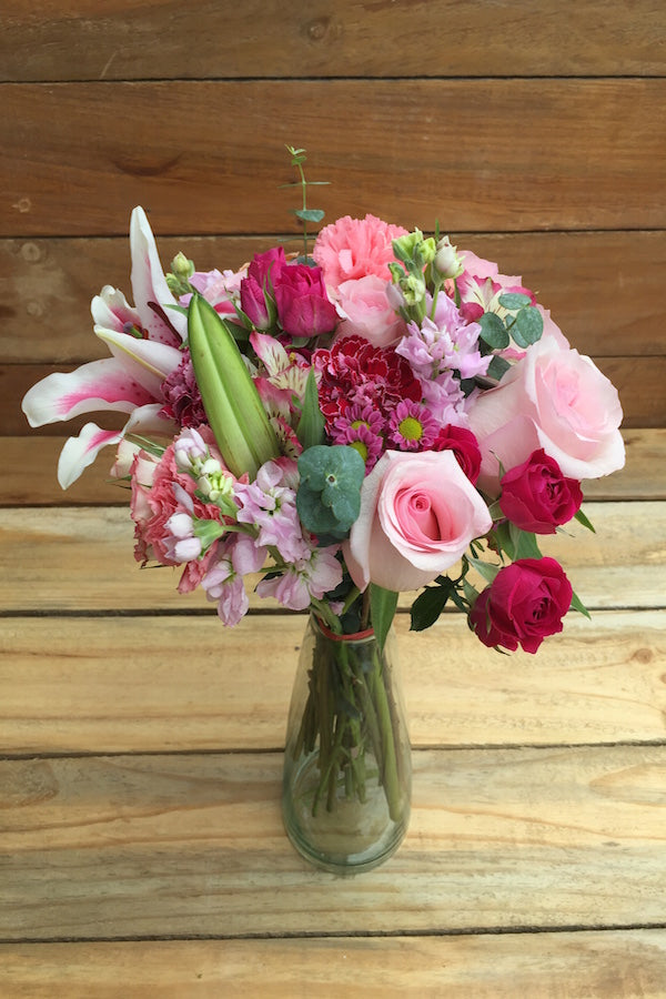 Lilies and Pink Flowers Bouquet