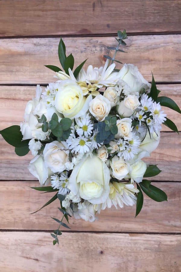 My Everything - White Daisies and Roses