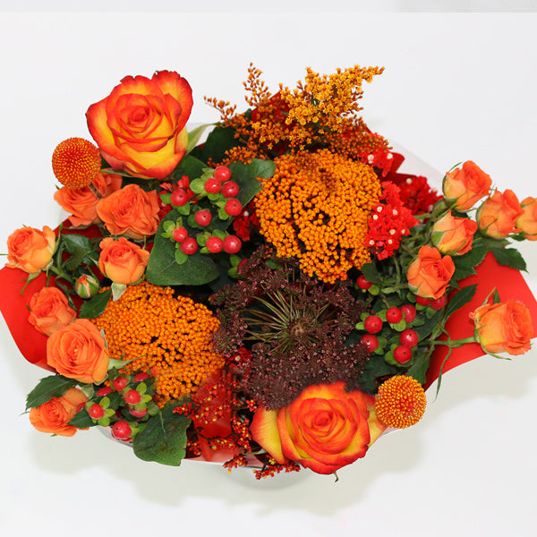 Orange Mix Centerpiece Medium