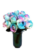 pastel tinted roses