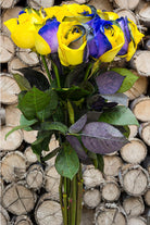 Purple & Yellow Tinted Rose