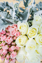 Roses, Spray Roses, and Dusty Miller DIY Combo