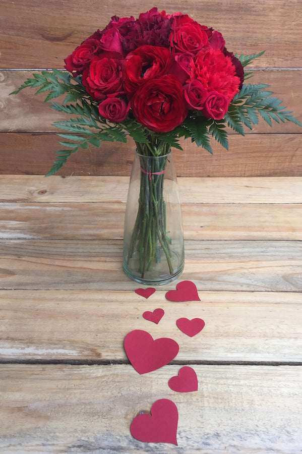 Tango Red Flowers Bouquet