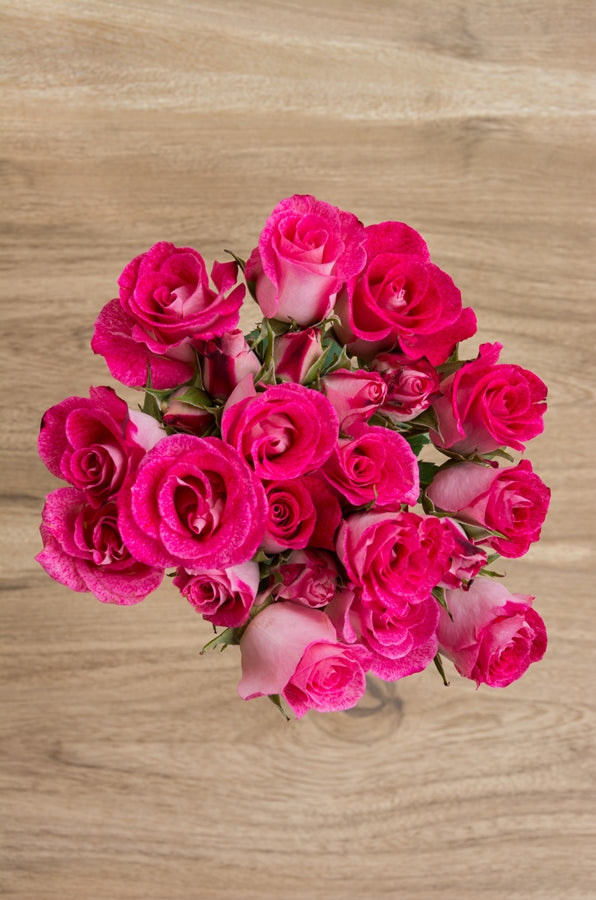 Pink & White Spray Roses