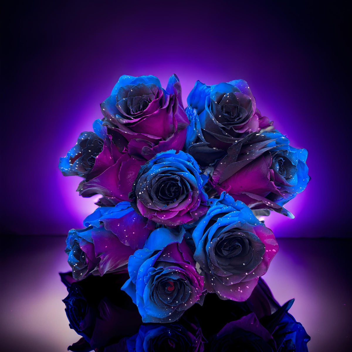 Astroworld Roses Starry Galaxy Roses – Flower Explosion