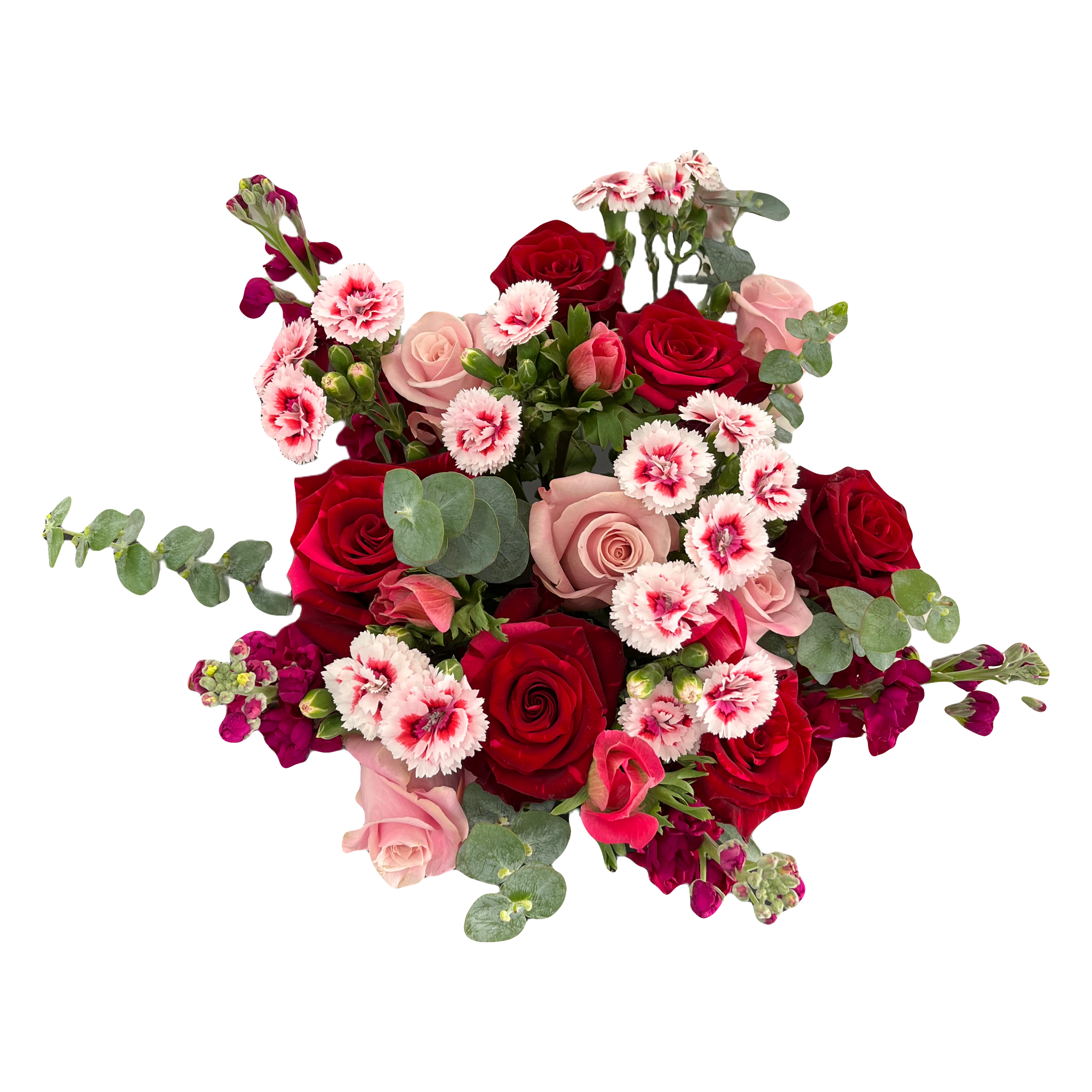 Aphrodite Red Rose Wedding Bouquet, Free Delivery