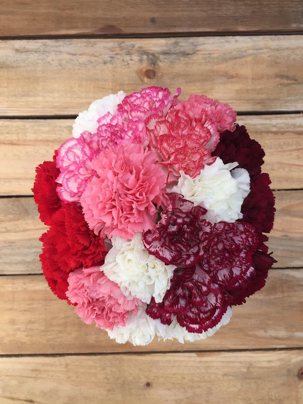 Forever Yours - Mixed Carnations Bouquet