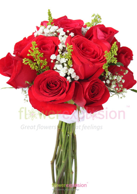 White Roses with Assorted Glitter - 12 Stem Rose Bouquets – Flowers For  Fundraising