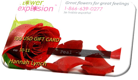 Flower Explosion $100 Gift Card