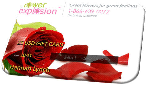 Flower Explosion $25 Gift Card