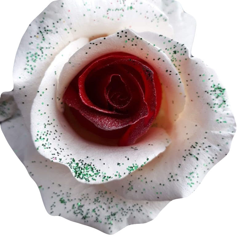 holiday frosting roses