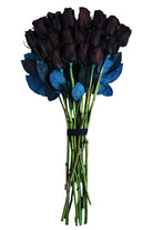 Fresh Black Rose Stems